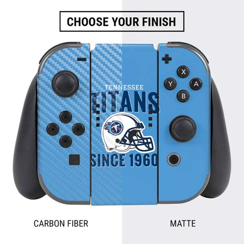NFL Tennessee Titans Helmet Nintendo Switch Bundle Skin