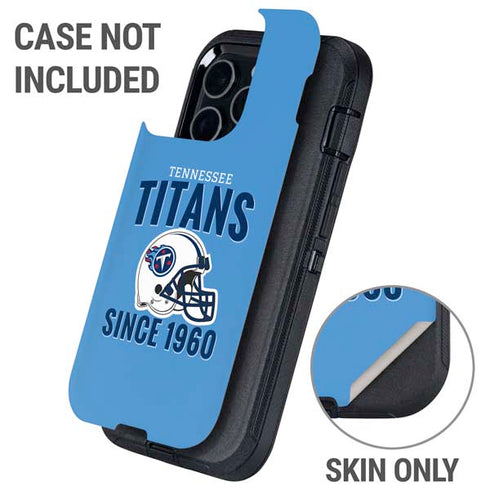 NFL Tennessee Titans Helmet Otterbox Defender iPhone Skin