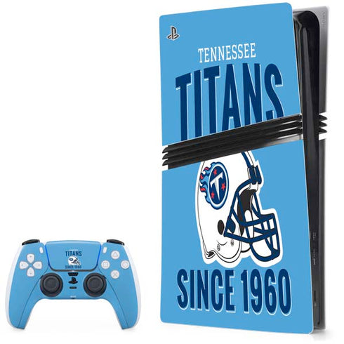NFL Tennessee Titans Helmet PS5 Pro Bundle Skin