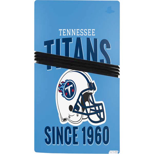 NFL Tennessee Titans Helmet PS5 Pro Console Skin