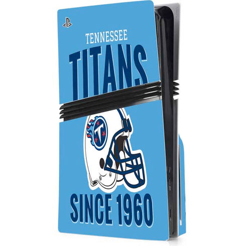 NFL Tennessee Titans Helmet PS5 Pro Disk Console Skin