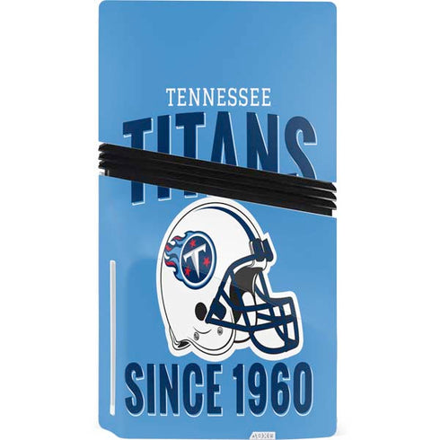 NFL Tennessee Titans Helmet PS5 Pro Disk Console Skin
