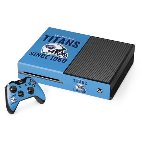NFL Tennessee Titans Helmet Xbox One Console and Controller Bundle Skin