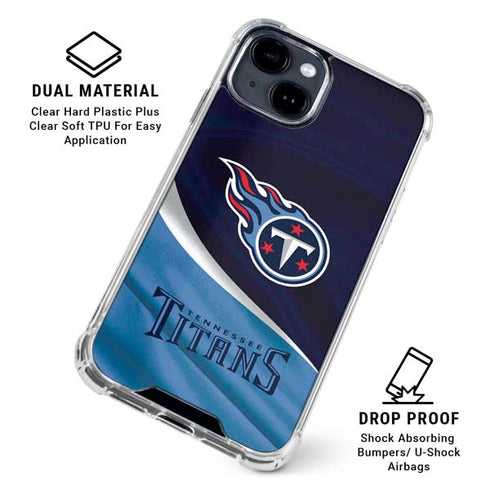 NFL Tennessee Titans iPhone 15 Clear Case