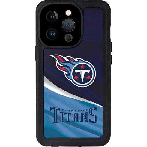 NFL Tennessee Titans iPhone 15 Pro Waterproof Case
