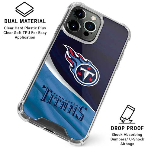 NFL Tennessee Titans iPhone 16 Pro Clear Case