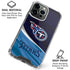NFL Tennessee Titans iPhone 16 Pro Clear Case