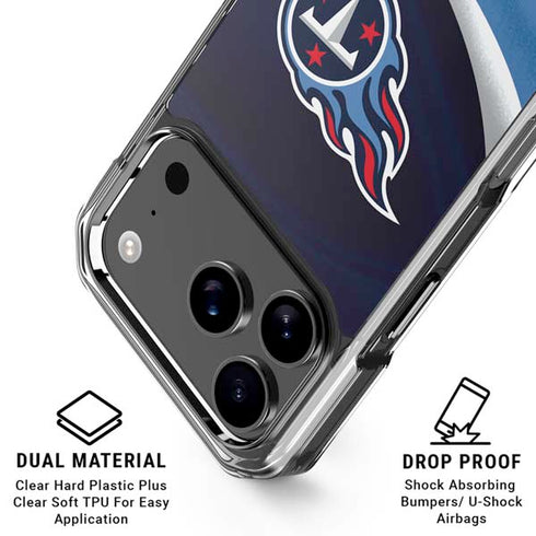 NFL Tennessee Titans iPhone 18 Pro Clear Case