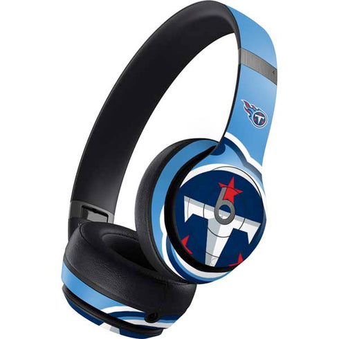 NFL Tennessee Titans Large Logo Beats Solo 4 Wireless Headphones Skin