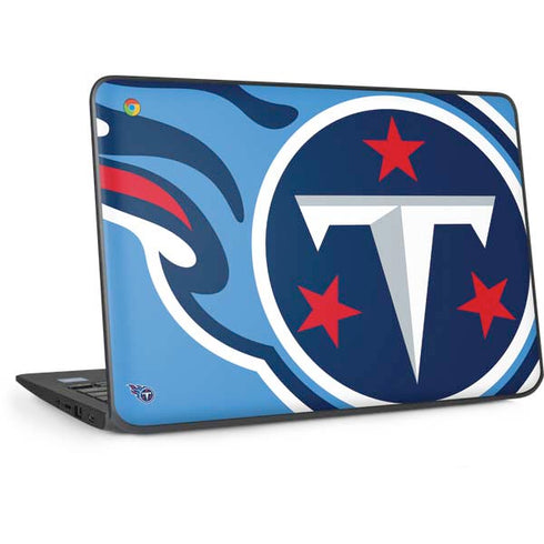 NFL Tennessee Titans Large Logo HP Chromebook Skin