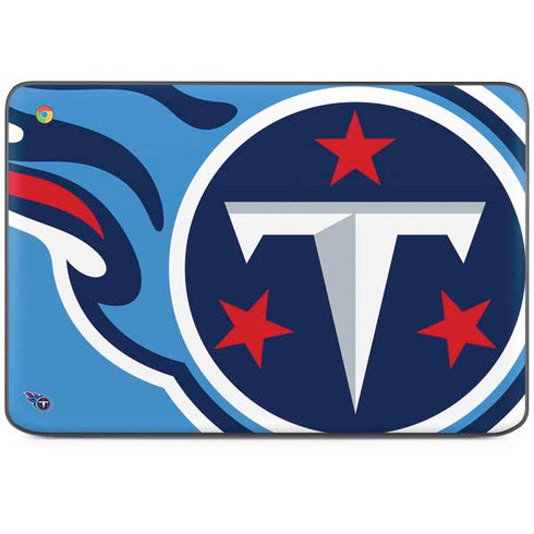 NFL Tennessee Titans Large Logo HP Chromebook Skin