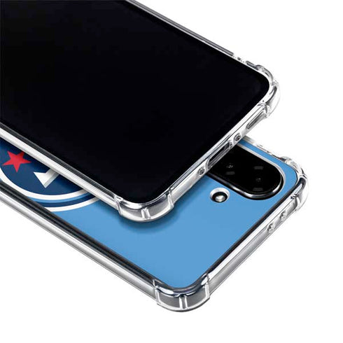 NFL Tennessee Titans Large Logo Galaxy A36 5G Clear Case