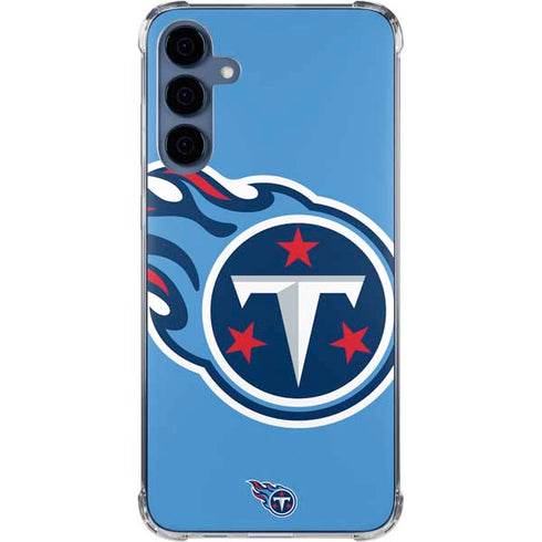 NFL Tennessee Titans Large Logo Galaxy A55 5G Clear Case