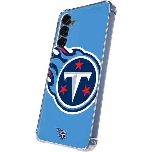 NFL Tennessee Titans Large Logo Galaxy A55 5G Clear Case