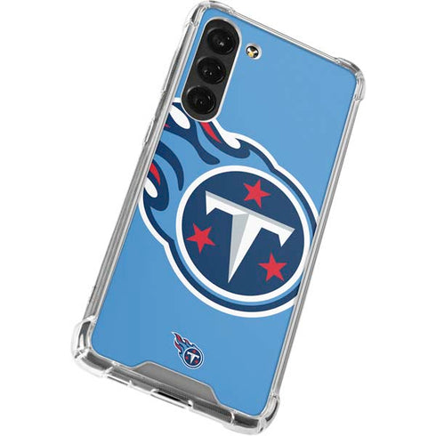 NFL Tennessee Titans Large Logo Galaxy S24 FE Clear Case