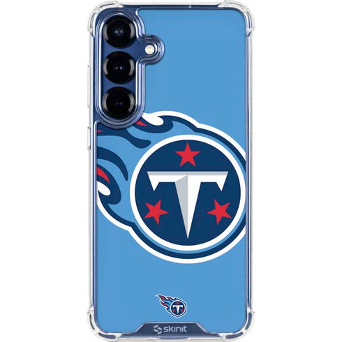 NFL Tennessee Titans Large Logo Galaxy S25 Clear Case
