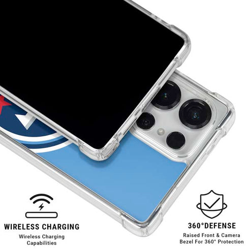 NFL Tennessee Titans Large Logo Galaxy S26 Ultra Clear Case