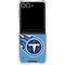 NFL Tennessee Titans Large Logo Galaxy Z Flip7 Clear Case