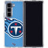 NFL Tennessee Titans Large Logo Galaxy Z Fold5 5G Clear Case