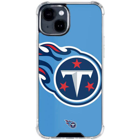 NFL Tennessee Titans Large Logo iPhone 15 Clear Case