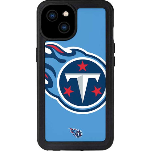 NFL Tennessee Titans Large Logo iPhone 15 Plus Waterproof Case