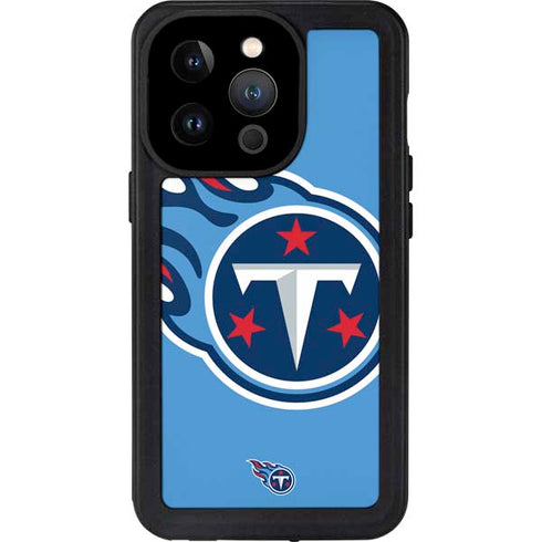 NFL Tennessee Titans Large Logo iPhone 15 Pro Waterproof Case