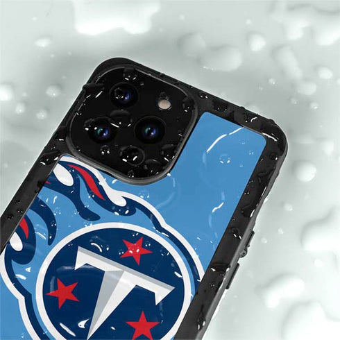 NFL Tennessee Titans Large Logo iPhone 15 Pro Waterproof Case