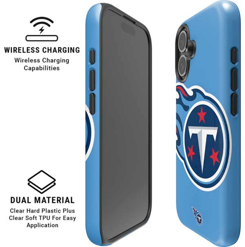 NFL Tennessee Titans Large Logo iPhone 16 Magsafe Impact Case