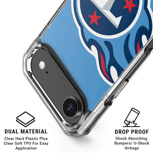 NFL Tennessee Titans Large Logo iPhone 17 Air Clear Case