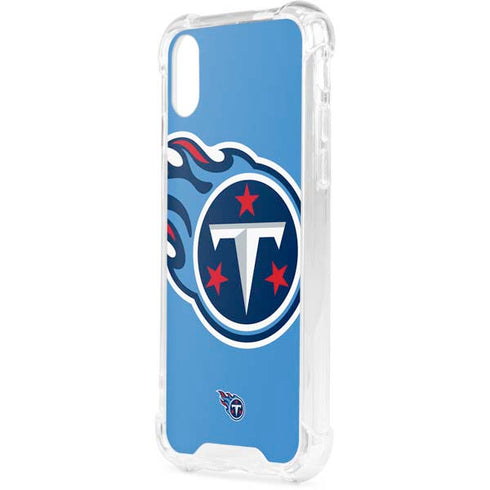 NFL Tennessee Titans Large Logo iPhone XS Clear Case