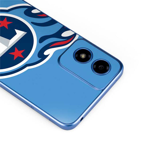 NFL Tennessee Titans Large Logo Moto G Play 4G (2024) Skin
