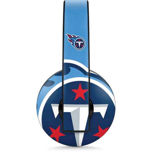 NFL Tennessee Titans Large Logo PlayStation 4 Gold Wireless Headset Skin