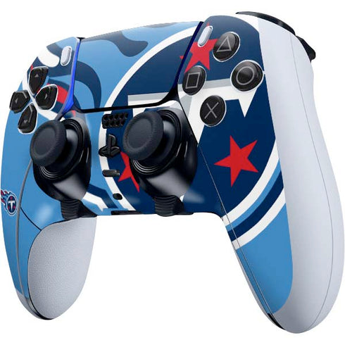 NFL Tennessee Titans Large Logo PS5 DualSense Edge Pro Controller Skin