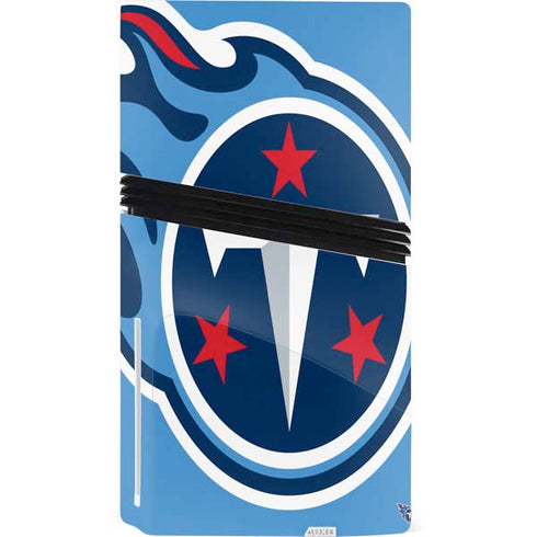 NFL Tennessee Titans Large Logo PS5 Pro Disk Console Skin