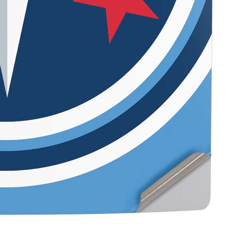 NFL Tennessee Titans Large Logo PS5 Pro Disk Console Skin