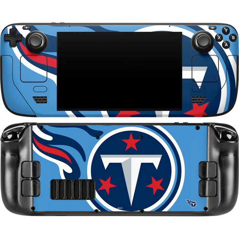 NFL Tennessee Titans Large Logo Steam Deck Handheld Gaming Computer OLED Skin