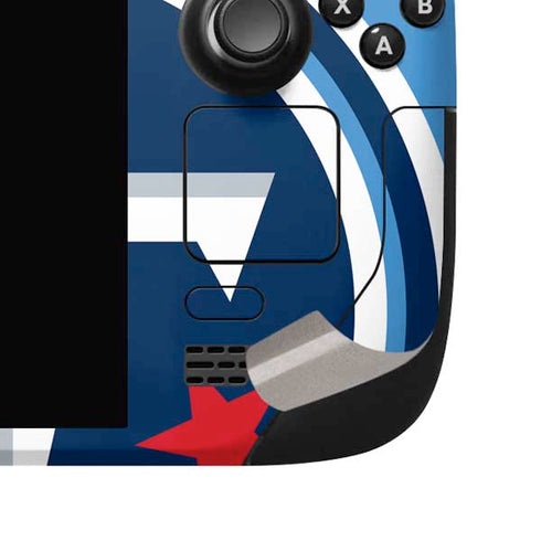 NFL Tennessee Titans Large Logo Steam Deck Handheld Gaming Computer OLED Skin