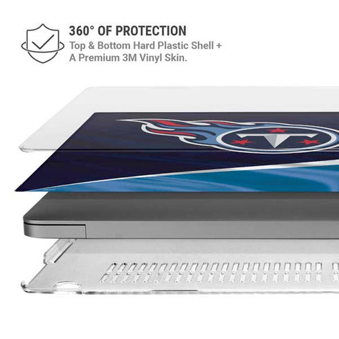 NFL Tennessee Titans MacBook Pro 14in (2021-24) Case plus Skin