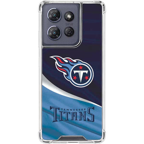 NFL Tennessee Titans Moto G Stylus 5G (2025) Clear Case