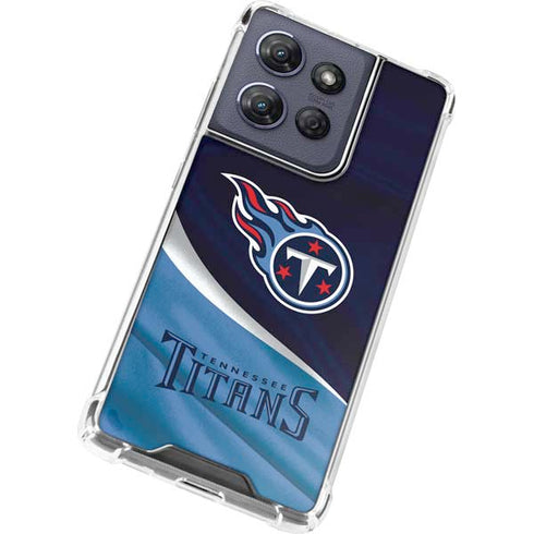 NFL Tennessee Titans Moto G Stylus 5G (2025) Clear Case
