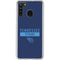 NFL Tennessee Titans Navy Blue Performance Series Galaxy A21 Clear Case