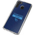 NFL Tennessee Titans Navy Blue Performance Series Galaxy A21 Clear Case