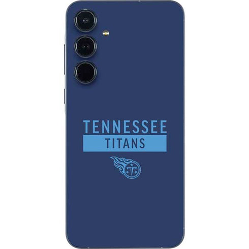 NFL Tennessee Titans Navy Blue Performance Series Galaxy A35 5G Skin