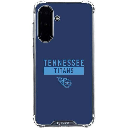 NFL Tennessee Titans Navy Blue Performance Series Galaxy A36 5G Clear Case