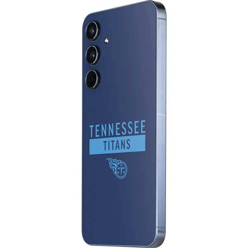 NFL Tennessee Titans Navy Blue Performance Series Galaxy A55 5G Skin