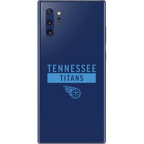 NFL Tennessee Titans Navy Blue Performance Series Galaxy Note 10 Plus Skin