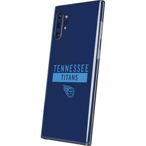 NFL Tennessee Titans Navy Blue Performance Series Galaxy Note 10 Plus Skin