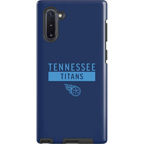NFL Tennessee Titans Navy Blue Performance Series Galaxy Note 10 Pro Case