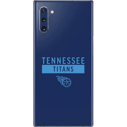 NFL Tennessee Titans Navy Blue Performance Series Galaxy Note 10 Skin