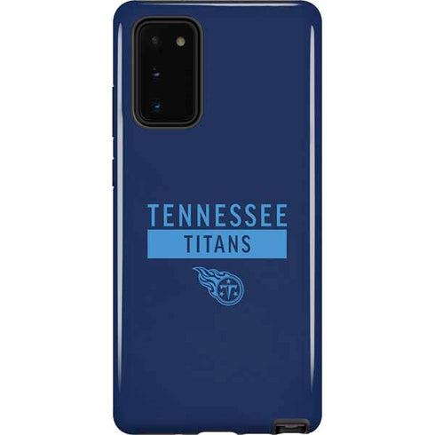 NFL Tennessee Titans Navy Blue Performance Series Galaxy Note20 5G Pro Case